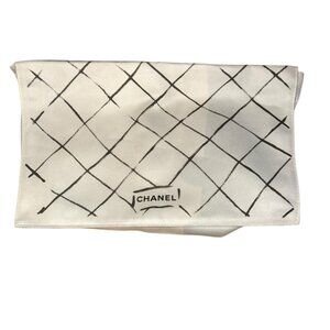Chanel Karl Lagerfeld NEW white black dust bag cover